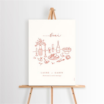 Panneau bienvenue a l'italienne