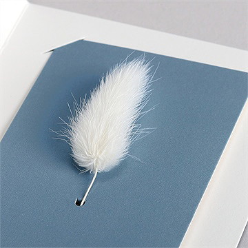 Faire-part naissance moderne et tendance fleur - Vue zoomée