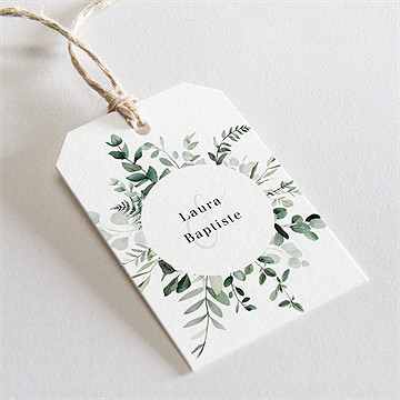 Etiquette mariage végétal