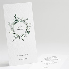 Menu mariage végétal