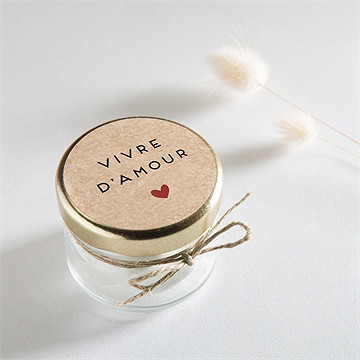 Sticker mariage champagne - Mise en situation