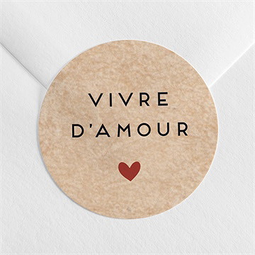 Sticker mariage champagne - Mise en situation