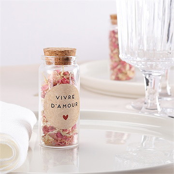 Mignonette mariage champagne sticker - Mise en situation