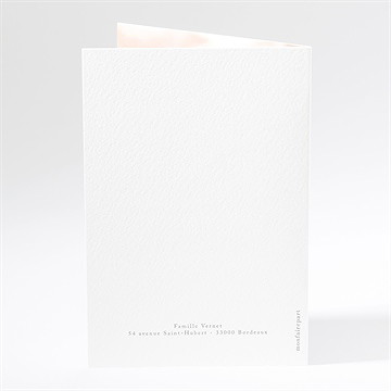 Faire-part naissance savane - Dos du faire-part