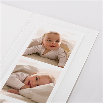 Faire-part naissance savane photomaton - Détail du faire-part