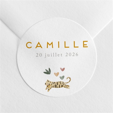 Sticker naissance savane