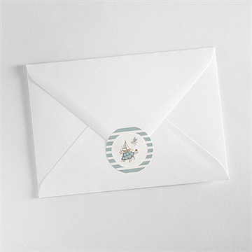 Sticker naissance animaux marins - Mise en situation