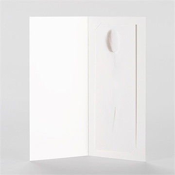 Faire-part naissance a vous de jouer fleur séchée - Intérieur du faire-part