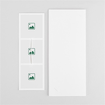 Faire-part naissance a vous de jouer fleur séchée - Dos du faire-part