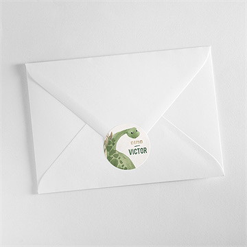 Sticker naissance dinosaure - Mise en situation