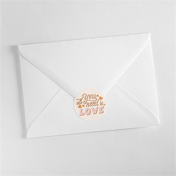 Sticker mariage hippie - Mise en situation