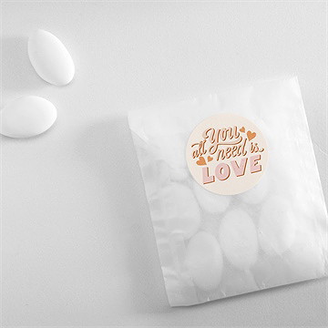 Sticker mariage hippie - Mise en situation