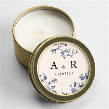 Bougie mariage exotique