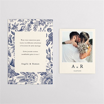 Remerciement mariage exotique - Vue d'ensemble