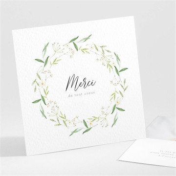 Remerciement naissance marguerite