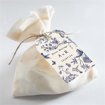 Etiquette mariage exotique - Mise en situation