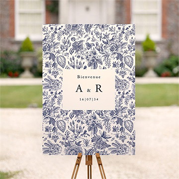 Panneau bienvenue exotique - Mise en situation