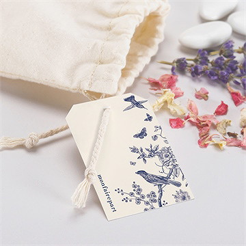 Pochon mariage  exotique - Mise en situation