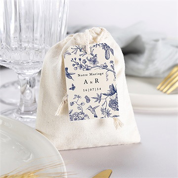 Pochon mariage  exotique - Mise en situation