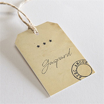 Marque-place mariage notre télégramme étiquette