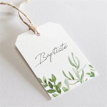 Petite étiquette - Portrait