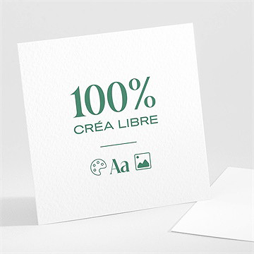 Carte de voeux professionnel à créer carré