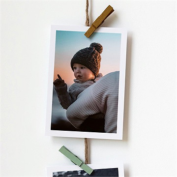 Tirage photo portrait papier - 24 tirages - Mise en situation