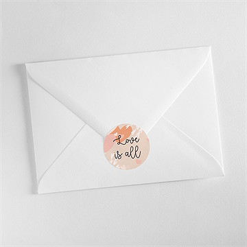 Sticker mariage love is all - Mise en situation