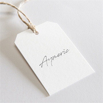 Petite étiquette - Portrait