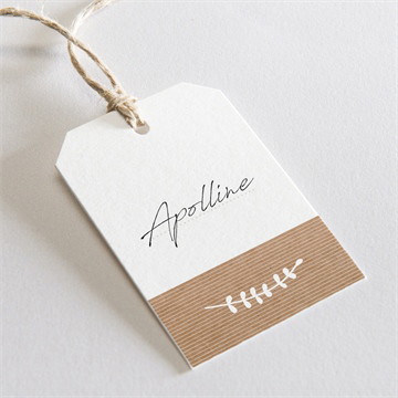 Petite étiquette - Portrait