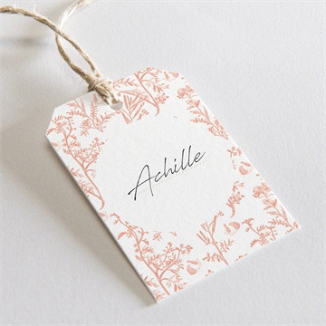 Petite étiquette - Portrait