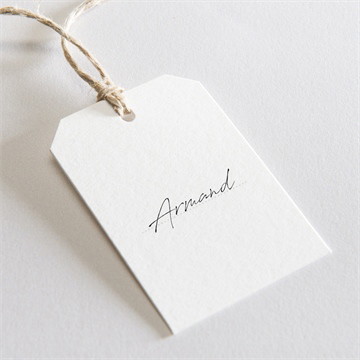 Petite étiquette - Portrait