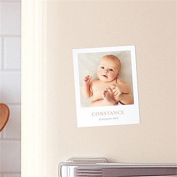 Faire-part naissance petits cœurs - Mise en situation