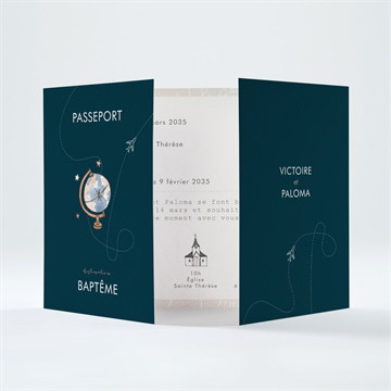 Carte 2 volets - paysage