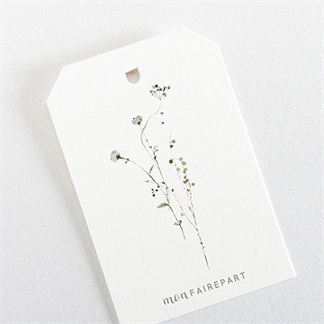 Rond de serviette mariage complicité - Dos du rond de serviette