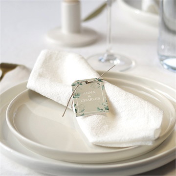 Rond de serviette mariage intimité