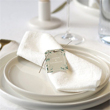 Rond de serviette mariage intimité