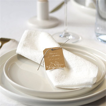 Rond de serviette mariage belle découverte