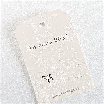 Rond de serviette baptême mon passeport bapteme - Dos du rond de serviette