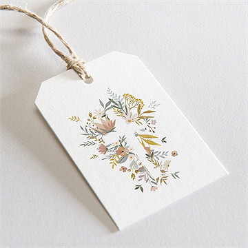 Rond de serviette baptême tout en joie - Mise en situation