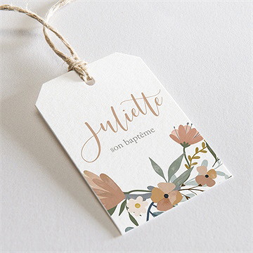 Rond de serviette baptême la jungle - Mise en situation