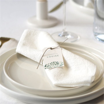 Rond de serviette communion touche champêtre