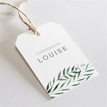 Rond de serviette communion touche champêtre - Mise en situation