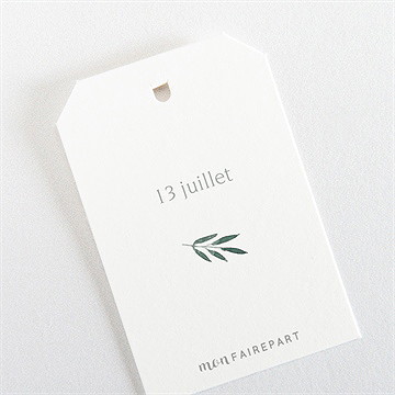 Rond de serviette communion touche champêtre - Dos du rond de serviette