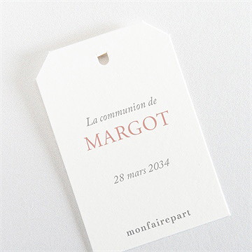 Rond de serviette communion vraie joie - Dos du rond de serviette