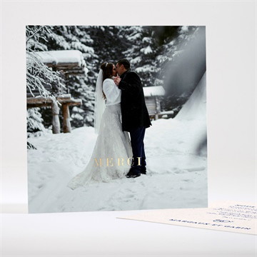 Carte dorure - carré