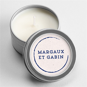 Bougie mariage allez viens ! argent
