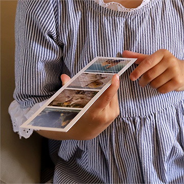 Tirage photo cabine papier - 18 tirages - Mise en situation