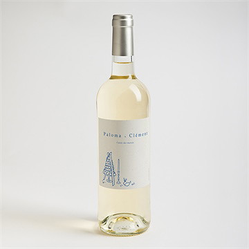 Etiquette de bouteille mariage dolce vita - Mise en situation