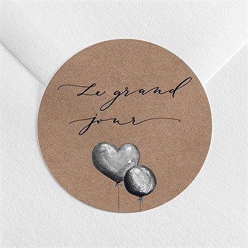 Sticker mariage vélo vintage